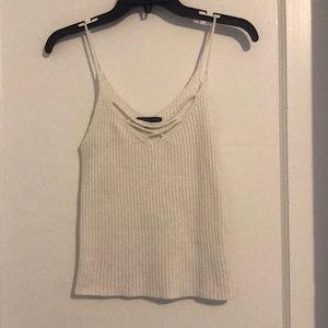 american eagle white cross tank